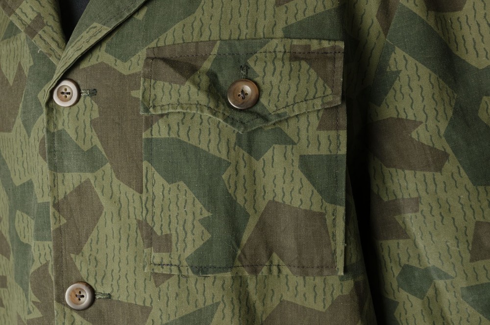 VTG 60 70S Bulgarian Army Splinter Camouflage Pattern Field Jacket