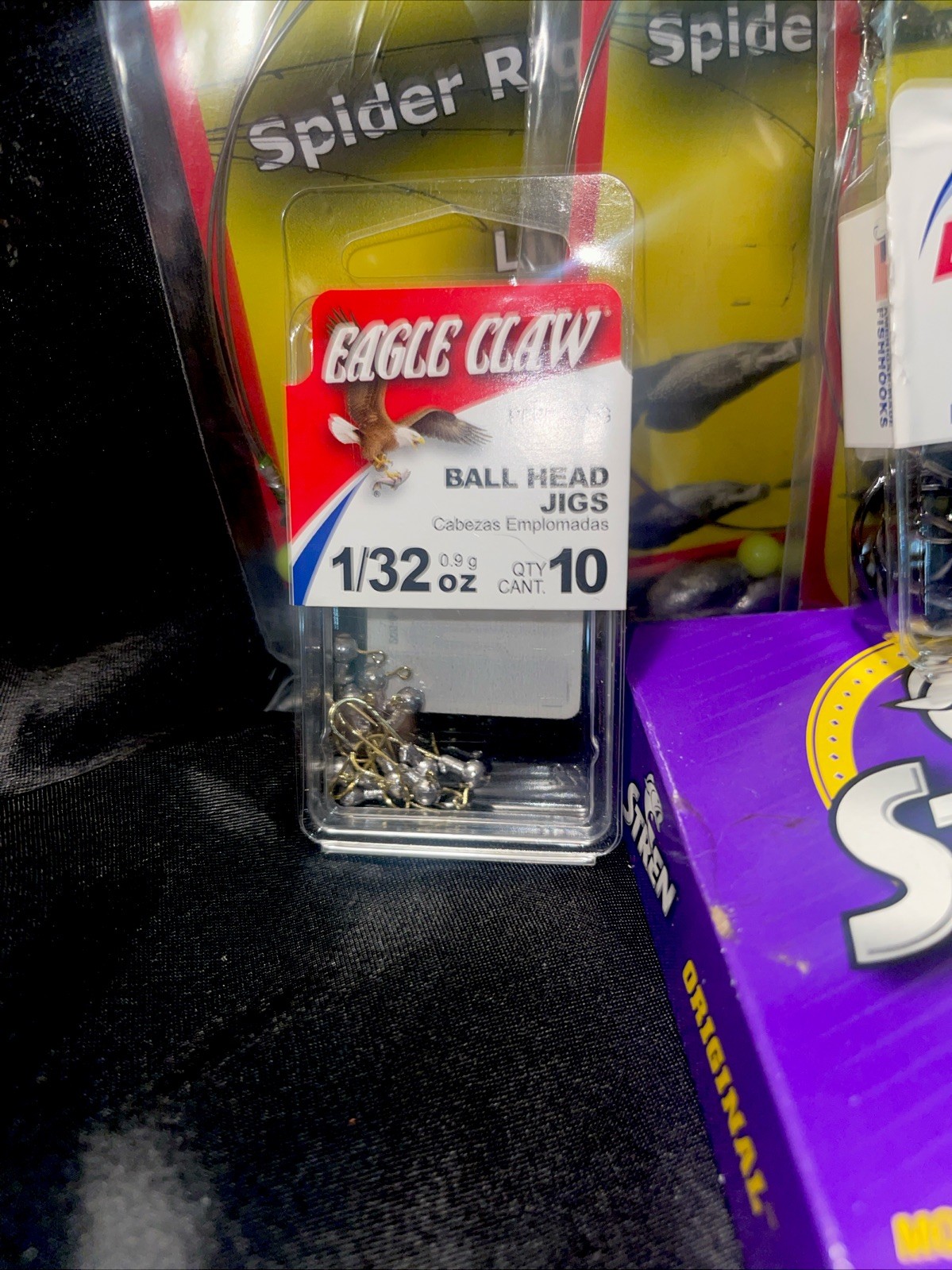 Fishing Bundle Lot Of 11+ Fish Tackle & String Lot New Lazer Sharp Stren Jig