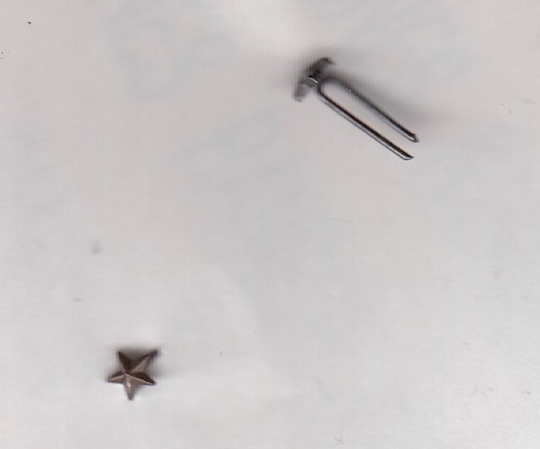 US Military 1 BRONZE STAR 3/16" attachment award ribbon medal citation device