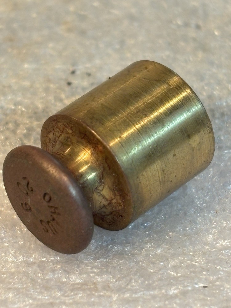 OHAUS 20g Replacement Brass Scale Weight Vintage