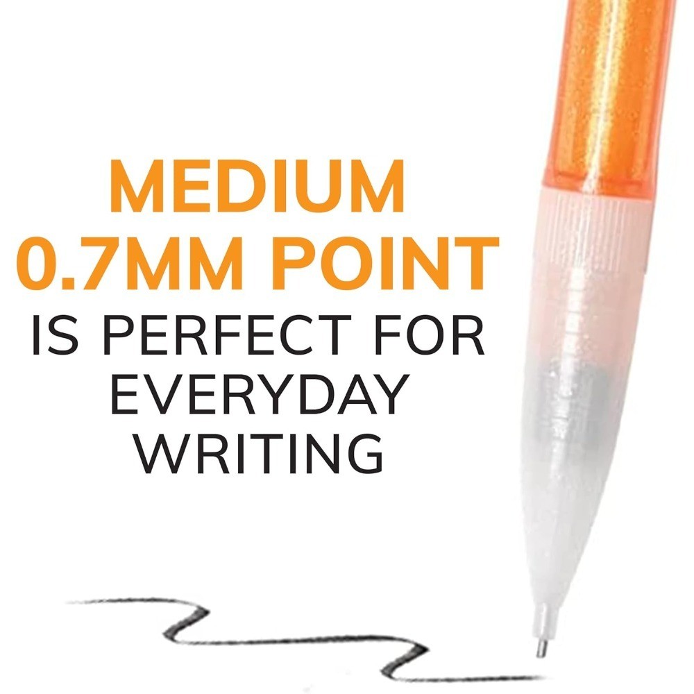 0.7mm Medium Point Mechanical Pencils with Erasers, 24-Pack for School, Office &