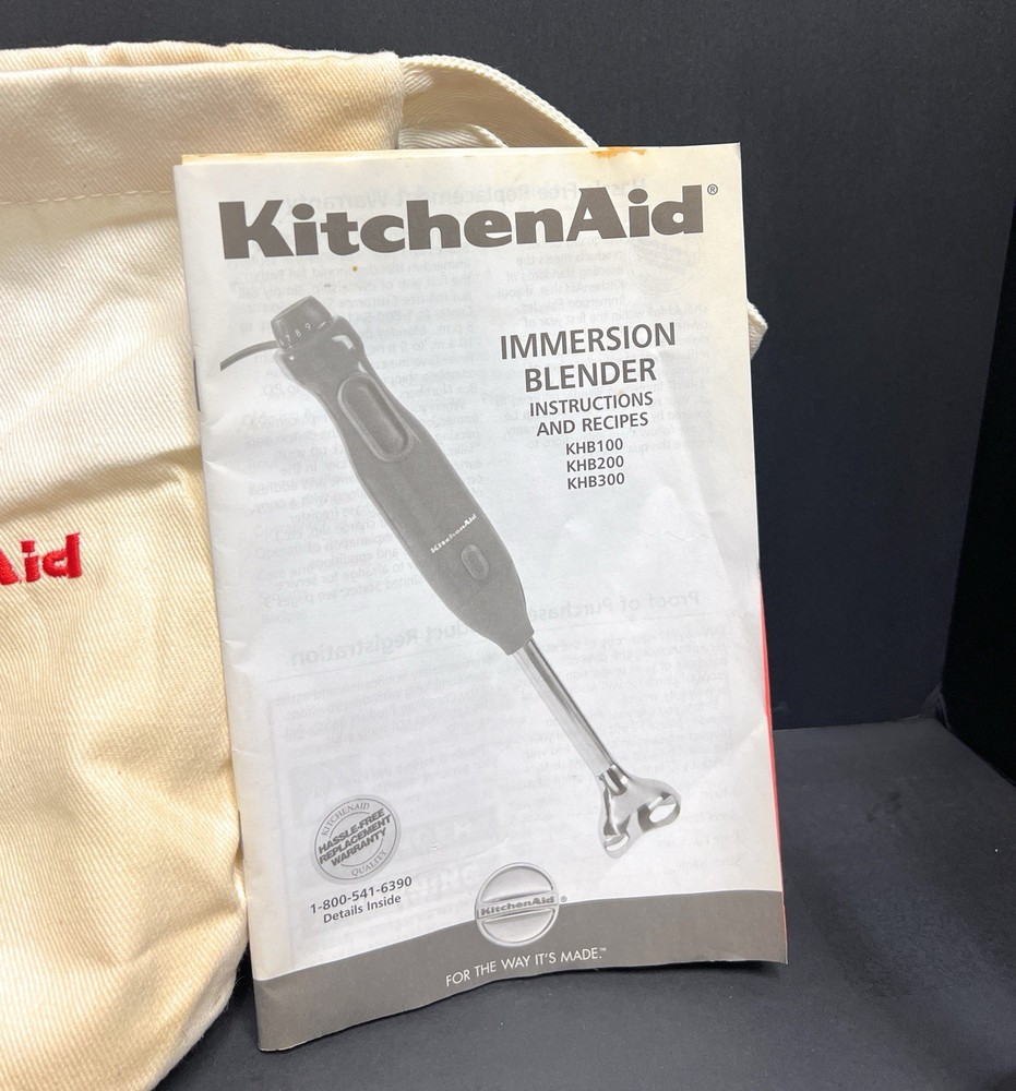 KitchenAid Immersion Blender With Attachments And Bag - Preowned