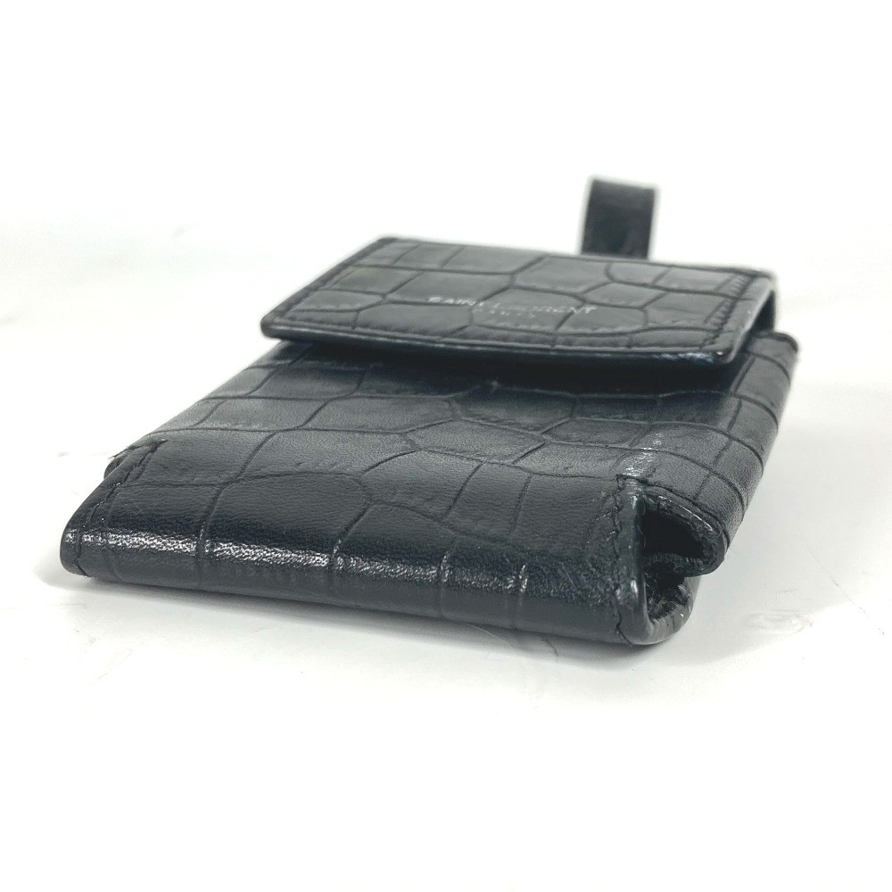 Saint Laurent Paris Logo Cigarette Case Pouch Used