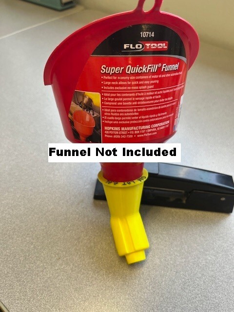 L8T GAS 6.6L Oil Funnel Adapter/Holder - GM, HD, Silverado, Sierra, 2020-2025