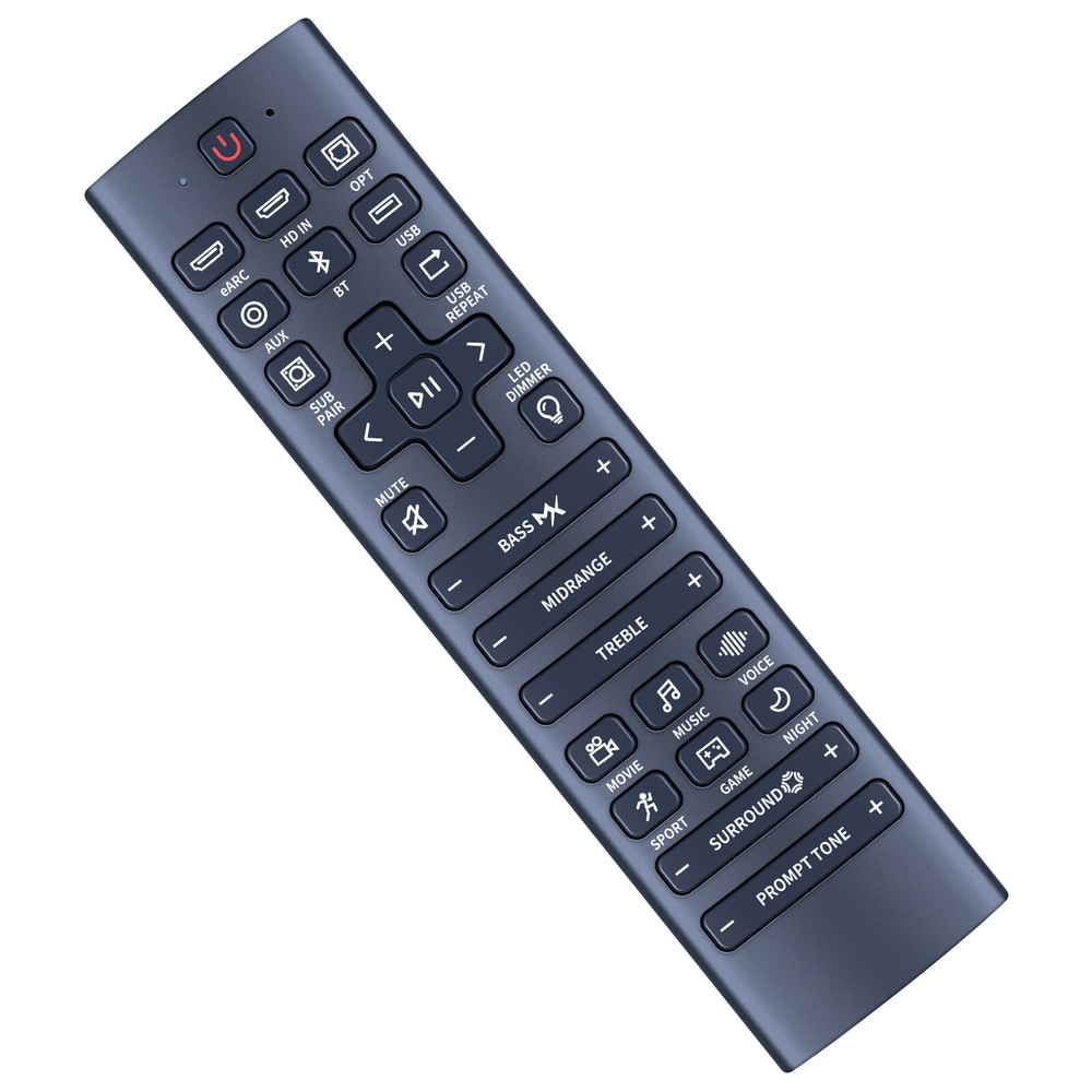 Generic Replacement For ULTIMEA Poseidon D80 7.1 Soundbar Remote Control