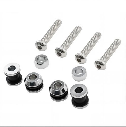 Motorcycle Quick Release kit 52300285 Luggage Rack Docking Hardware Chrome#3