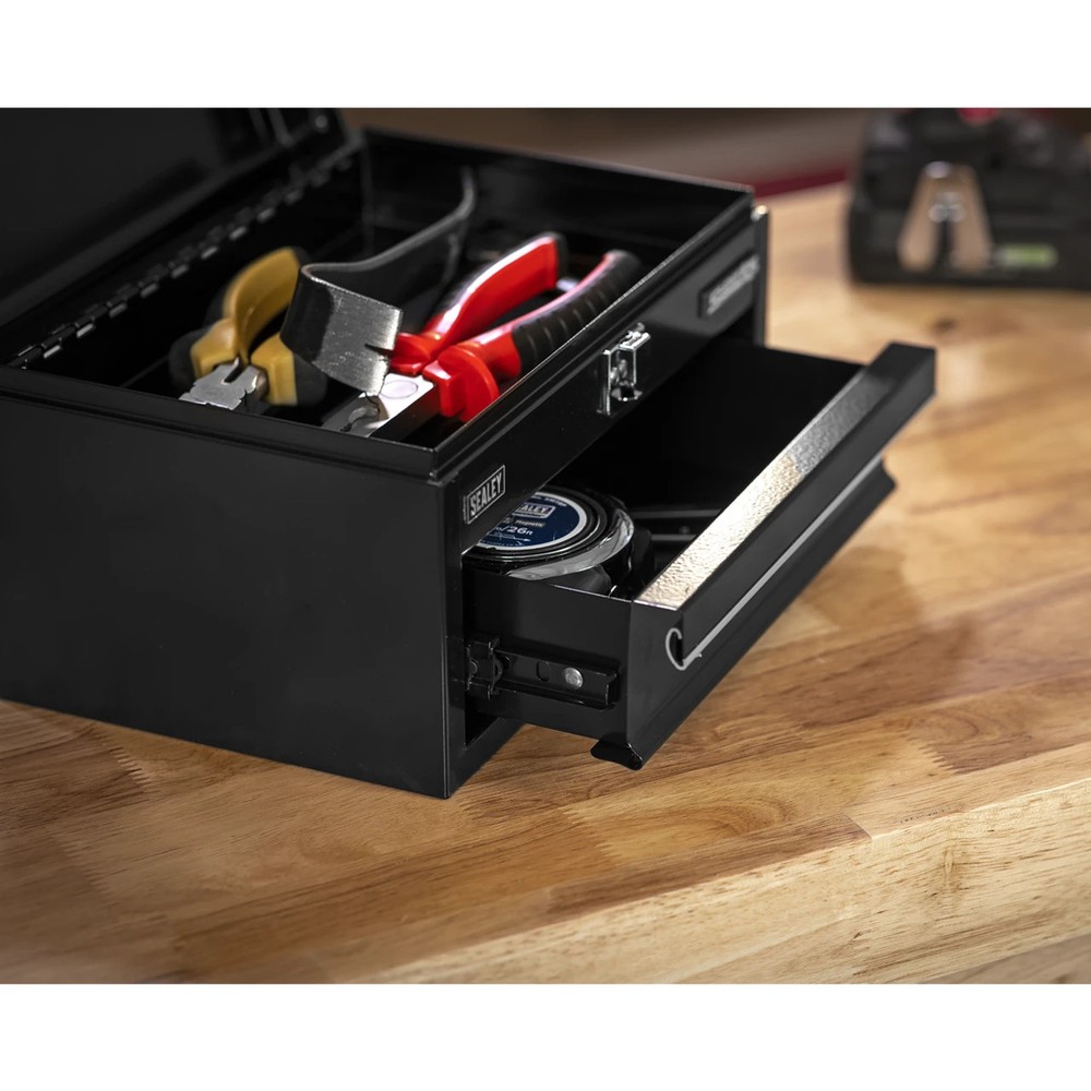 Sealey APMTB2 Superline Pro Mini Toolbox with 1 Drawer Black