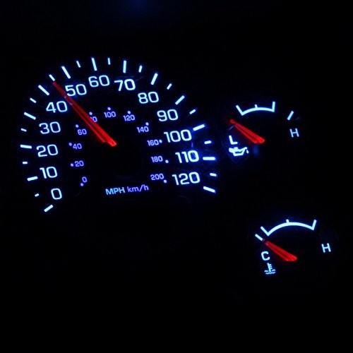 LED Light Bulbs for Instrument Gauge Cluster Speedometer Compatible with White