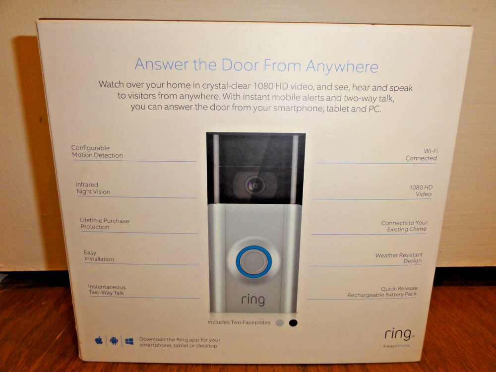 Ring Video Doorbell 2 – Open Box / Complete Kit