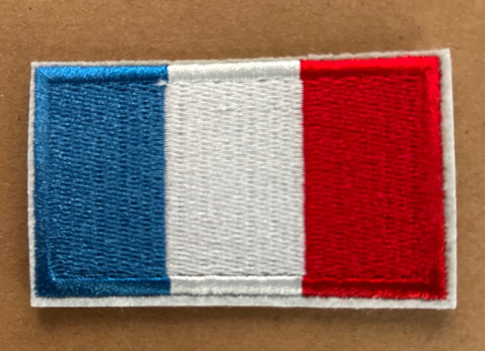 FRANCE Flag Iron on Sew on Patch