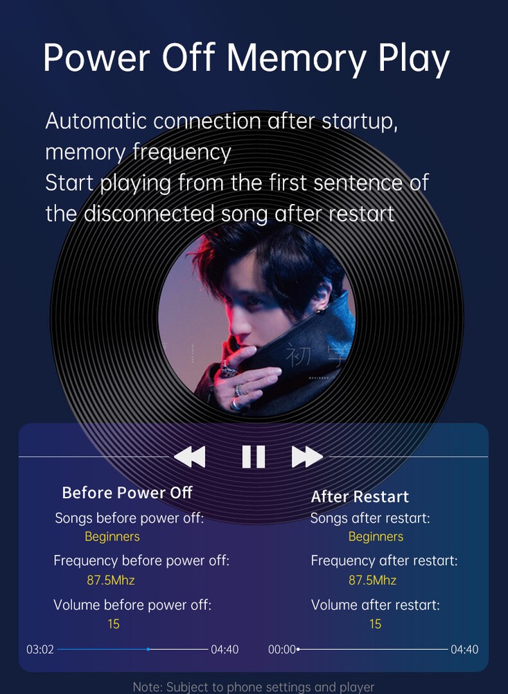 Bluetooth 5.3 Car FM Transmitter MP3 Player Hands free Kit USB PD Fast Charger