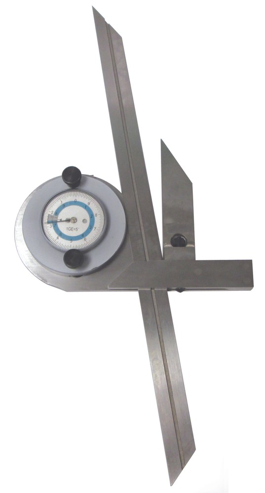 Universal Bevel Protractor with Dial Reading