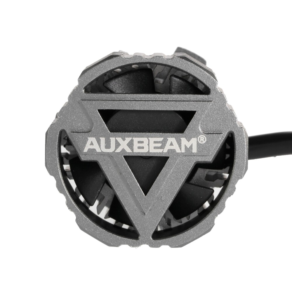 AUXBEAM 9005 LED Headlight Bulbs Conversion Kit White High Beam Replace Halogen