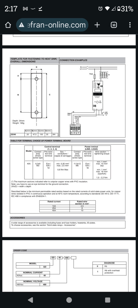 Gefran KITGD-T82 SSR