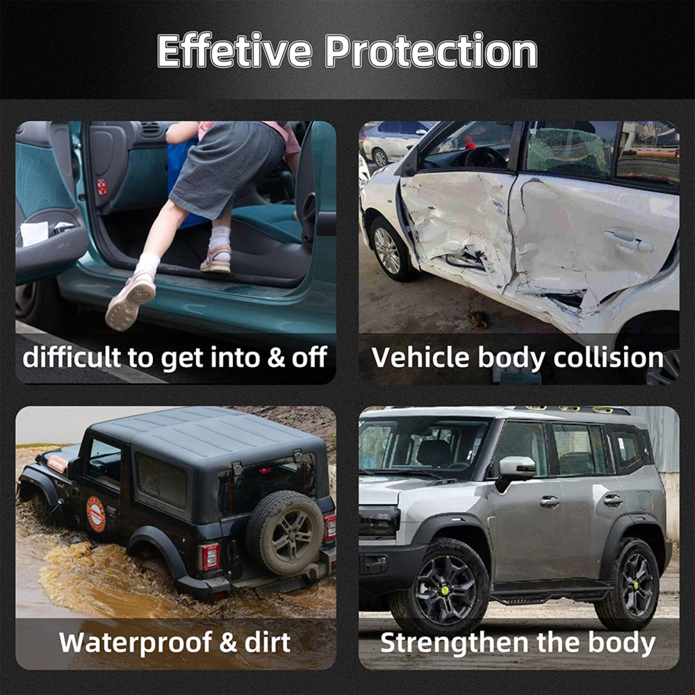 Steel Nerf Bars Compatible with 1999-2018 Chevy Silverado/GMC Sierra Regular Cab