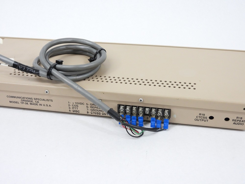 CSI Communication Specialists TP-38 Shared Repeater Tone Panel (good condition)