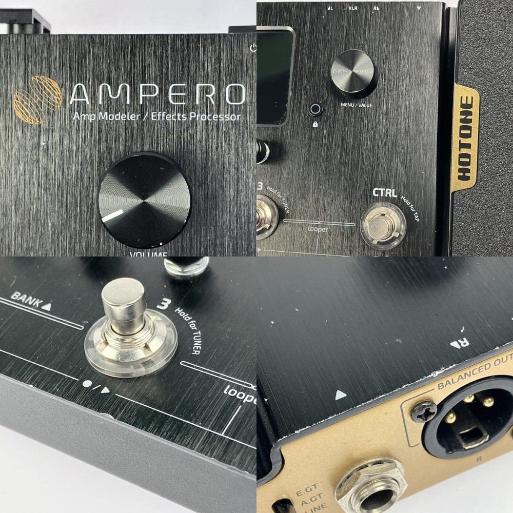 HOTONE AMPERO Multi-Effects Processor with Adapter Cables Manual