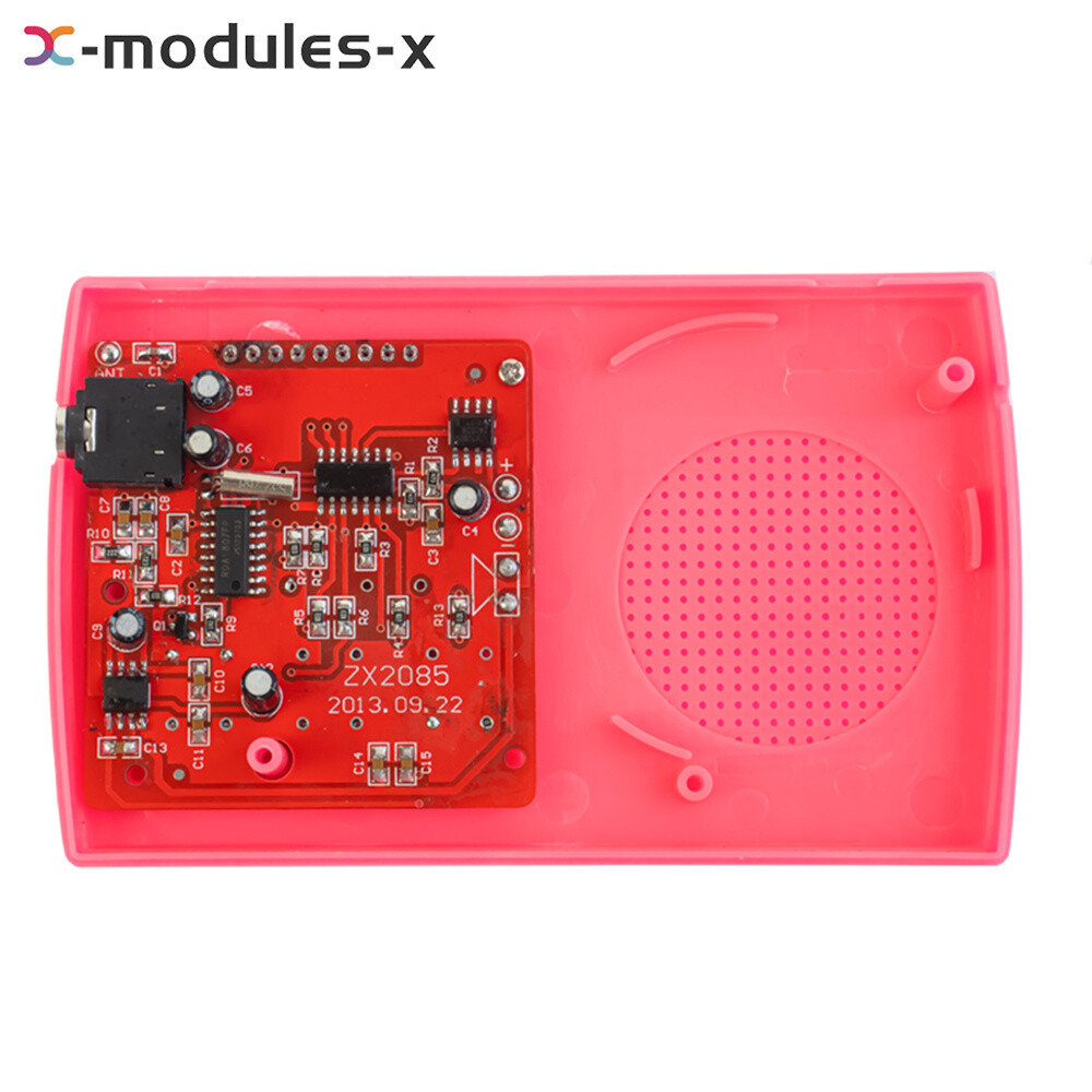 Programming Digital Stereo Radio DIY Kit For Electronic Skill Teaching Practice