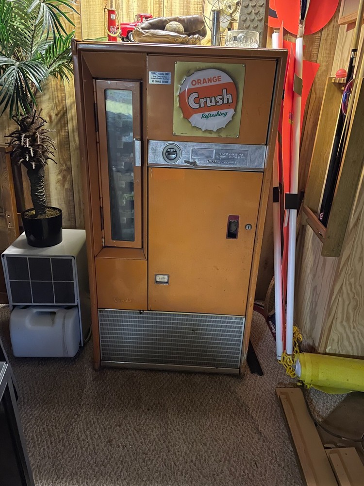 Orange Crush Vintage Vending Machine