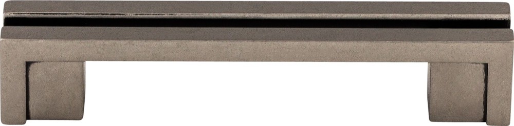 Top Knobs TK55PTA Flat Rail Pull 3 1/2" (c-c) Pewter Antique