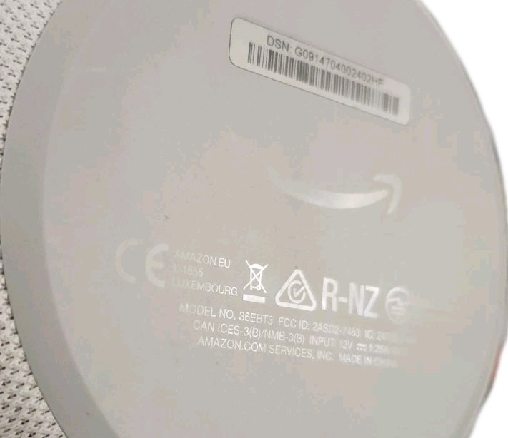 Amazon Echo Dot 3rd Gen Smart Speaker Alexa Voice Control 36EBT3 + Power Adapter