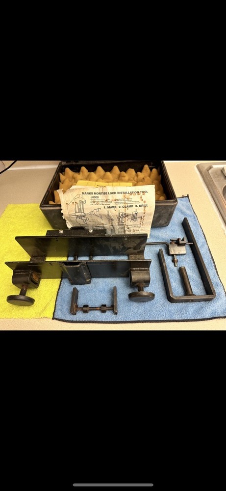 Vintage Locksmith Marks Hardware J8000 Mortising tool