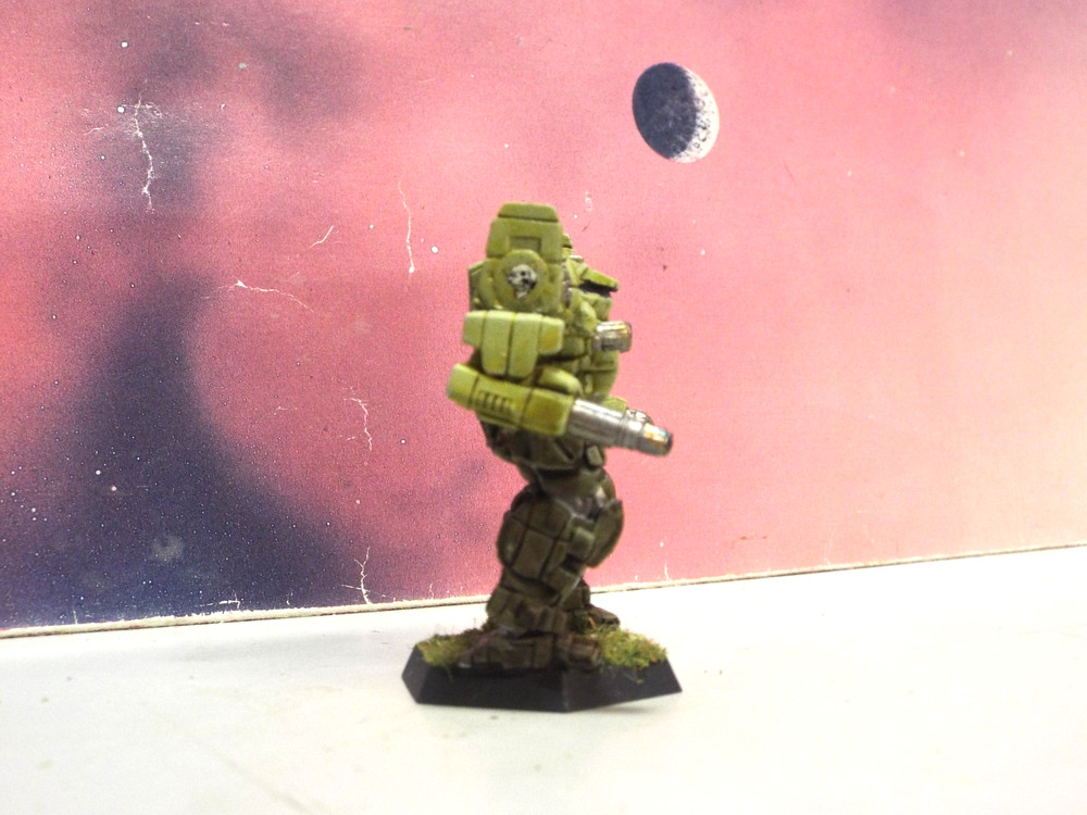 BATTLETECH AWESOME MECH [CAPELLAN DEATH COMMANDOS] (CATALYST, PAINTED)