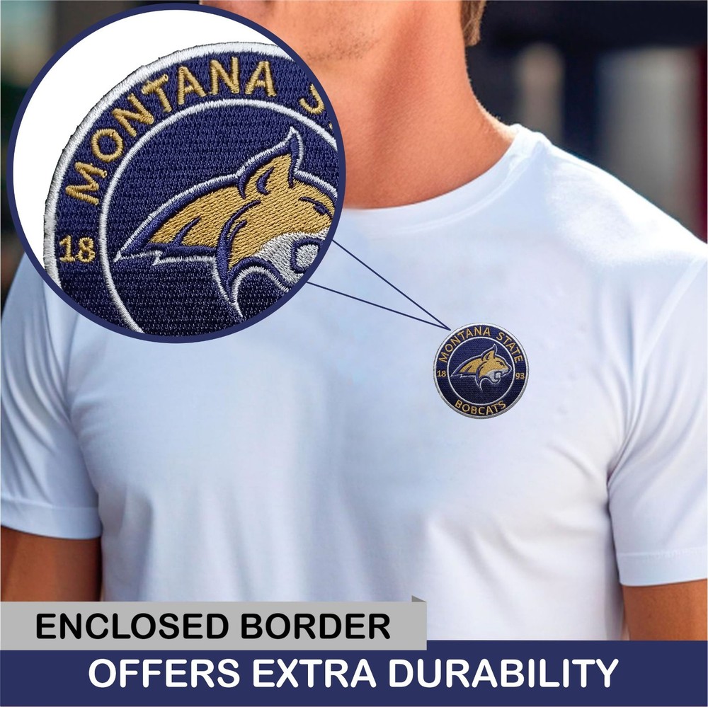 Montana State Bobcats NCAA Team Logo Iron On Patch-Sew Patch-Embroidered Patch