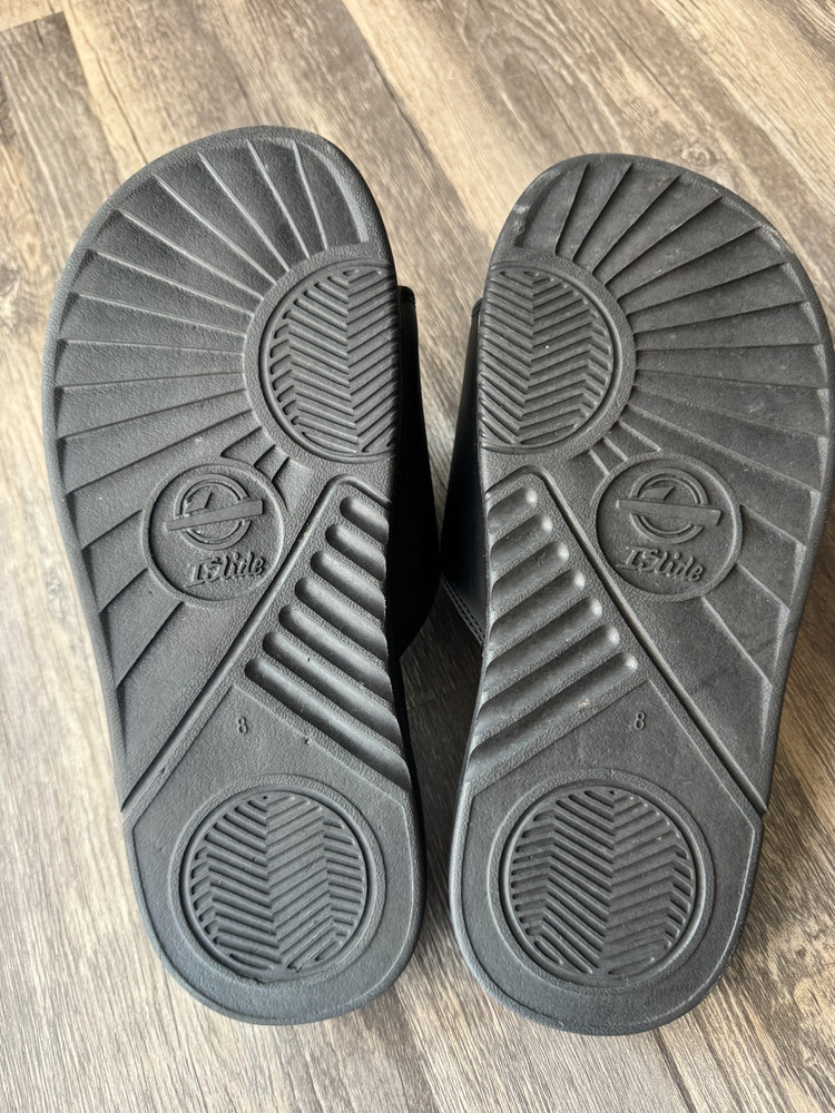 ISlide Miami Marlin Black slides- size 8