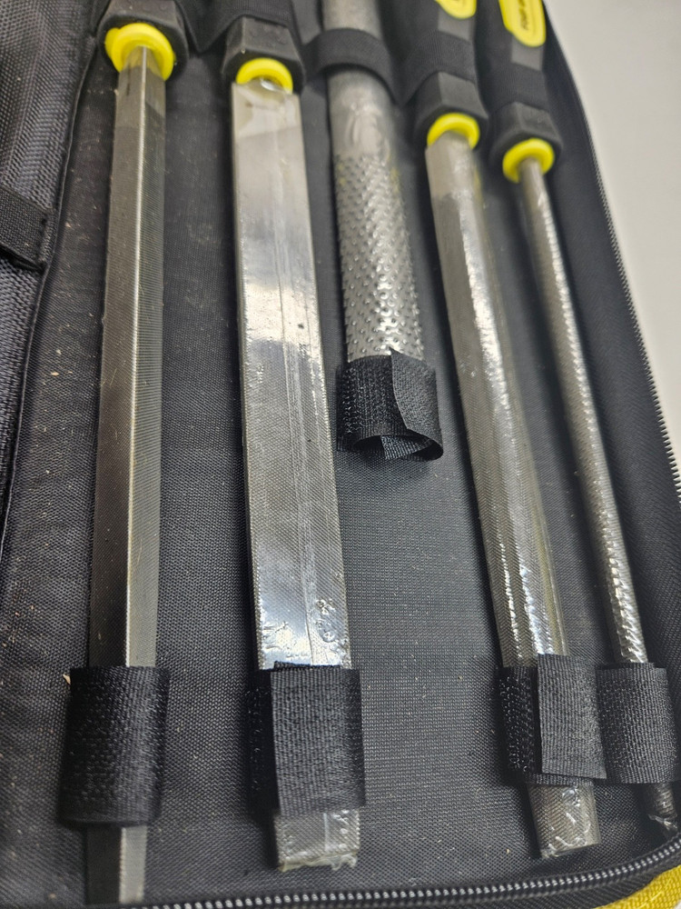 20-piece assorted file set with comfortable handles