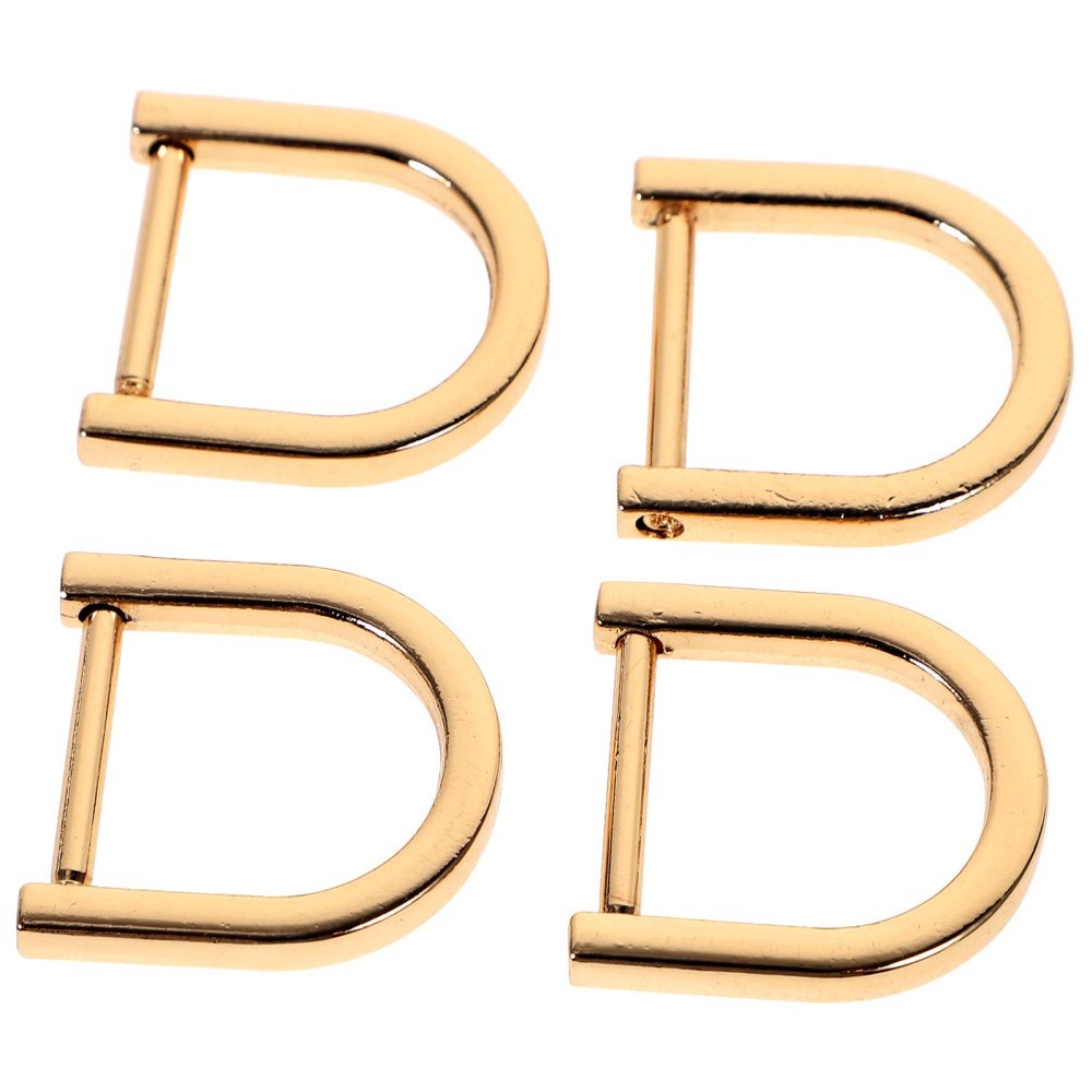 4 Pcs D Shape Rings Luggage Bag Hardware Accessories Strap Replacement
