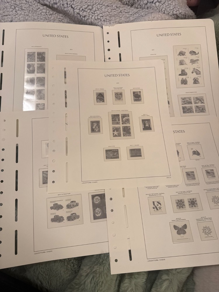 Lighthouse 2016 US Hingless Stamp Album Supplement