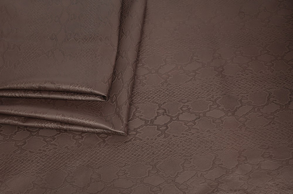 Python Lamb Skin Brown Color (100% Genuine skin)