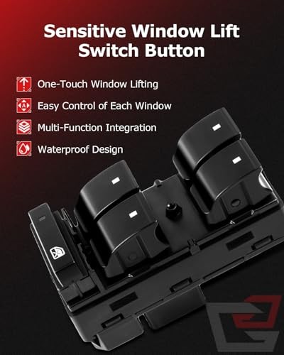 20945224 Front Left Power Window Switch Driver Side Master Power Window