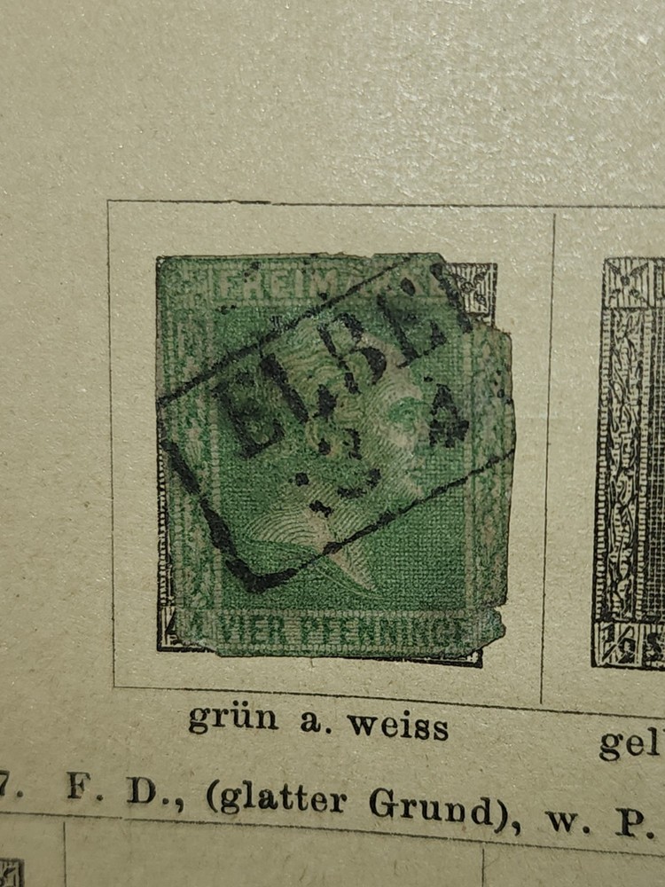 Foreign Preussen 4 Pf Stamp Used - #I93