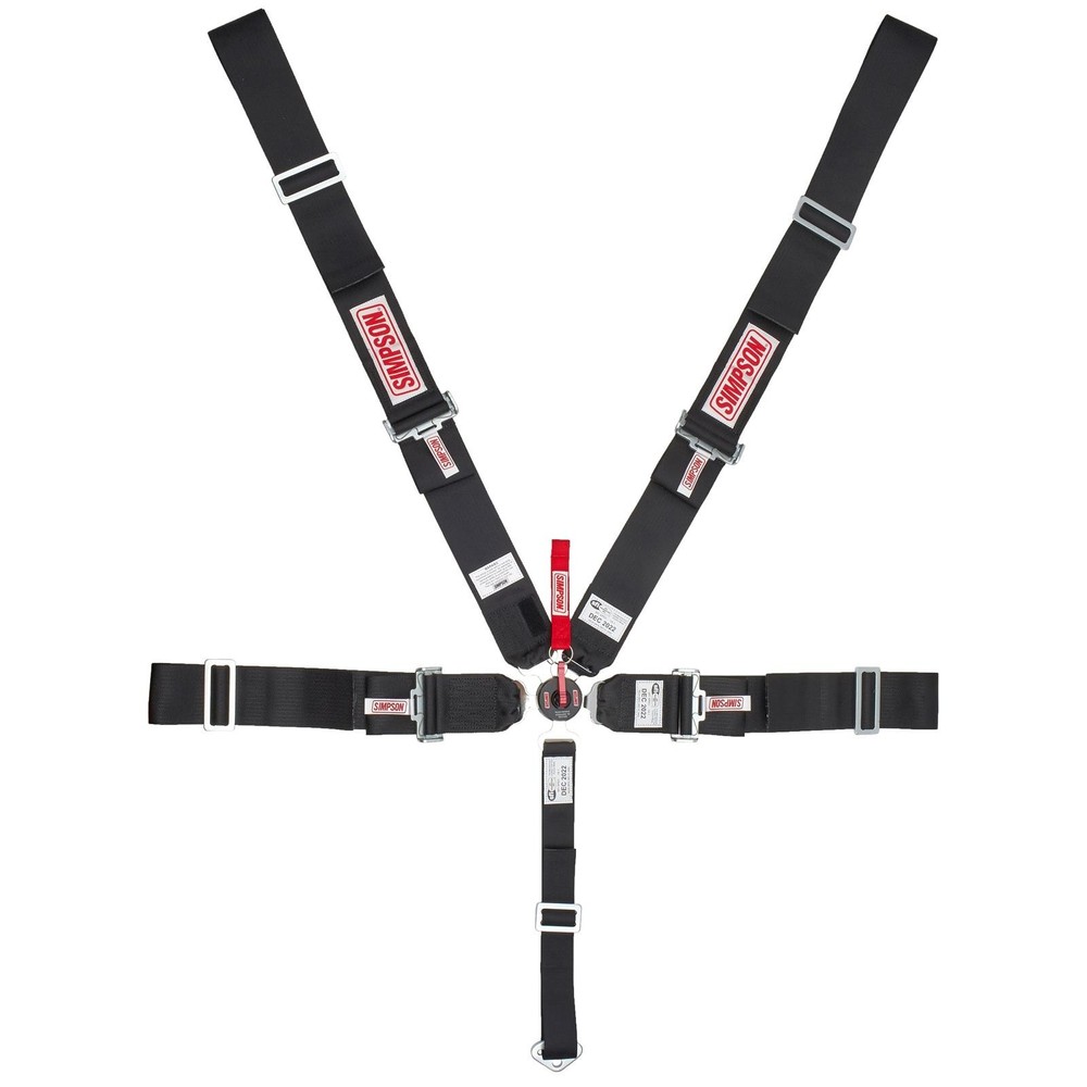 Simpson 29112BK Black Camlock, Wrap Around, Pull Down Harness