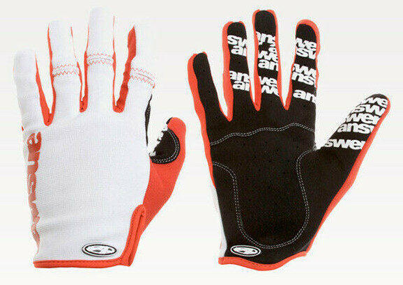 Answer WON Gloves White/Red MTB NEW