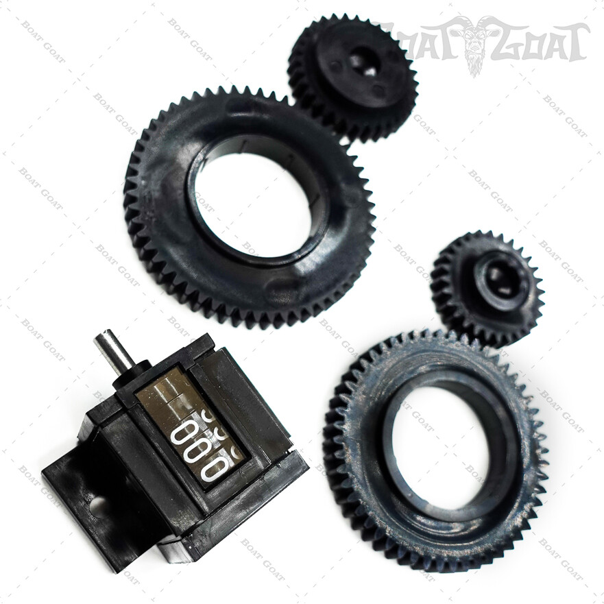 Cannon Downrigger Depth Counter + Gear Kit - MANUAL - UNIVERSAL KIT - 3 Digit