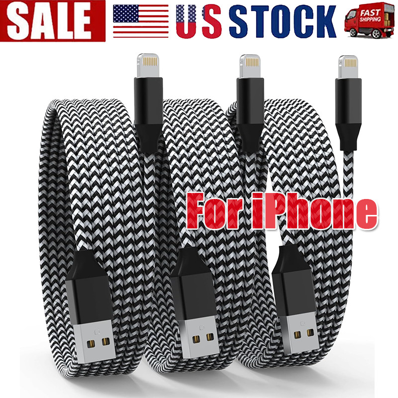Fast Charger Cable Heavy Duty For iPhone 13 12 11 X XR 8 Charging Cord wholesale