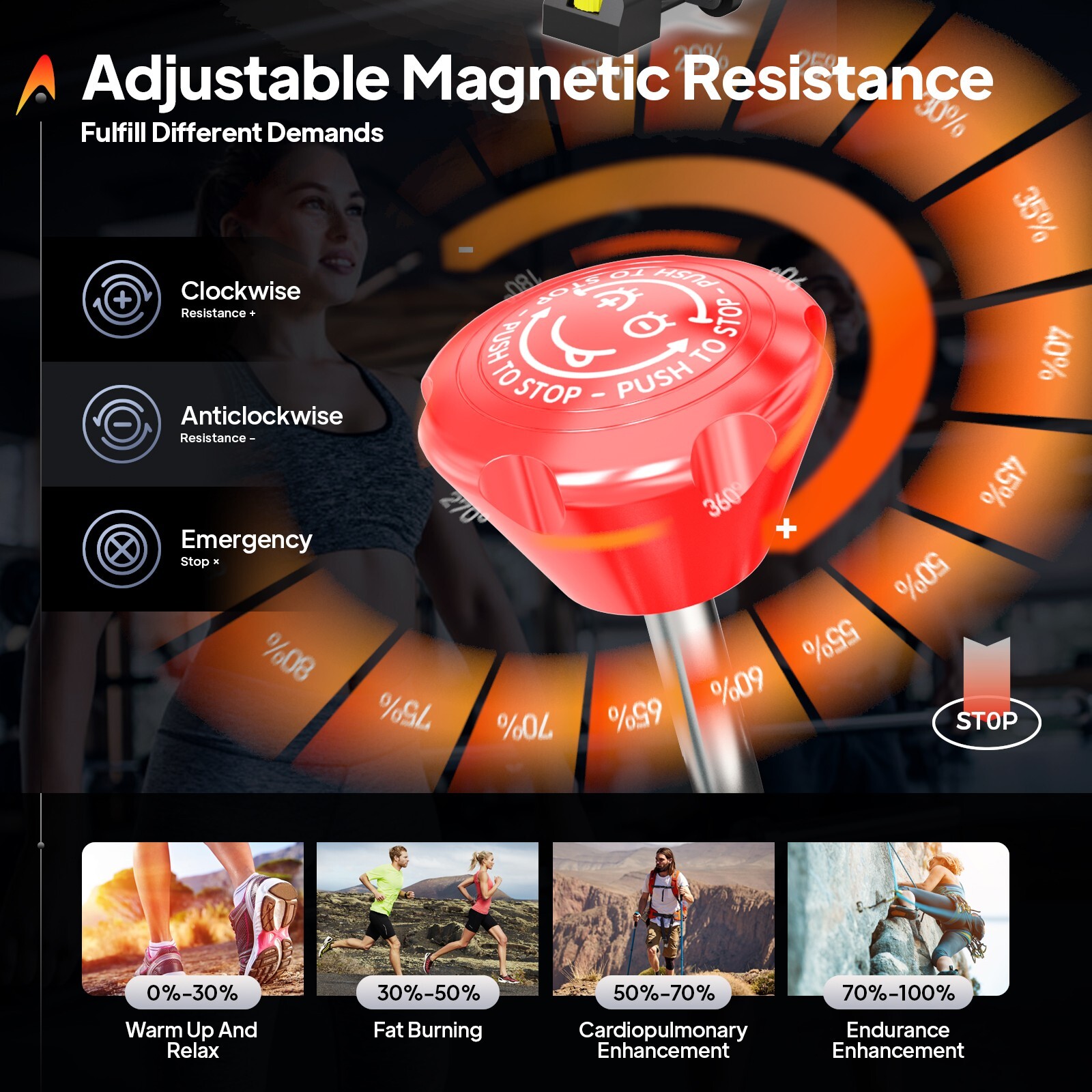 Indoor Cardio Workout Machine Stationary Bike Cycling Fitness Home Exercise Bike