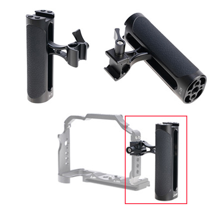 For Camera Rabbit Cage Side Handle Multi-Functional Alloy Silicone Handle