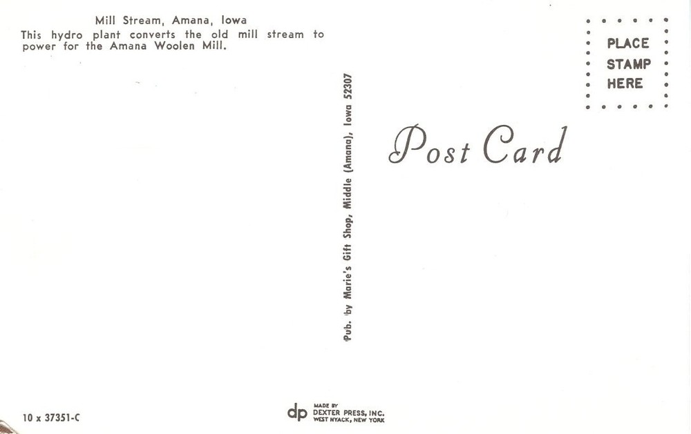 MILL STREAM, AMANA, IA - PC2506