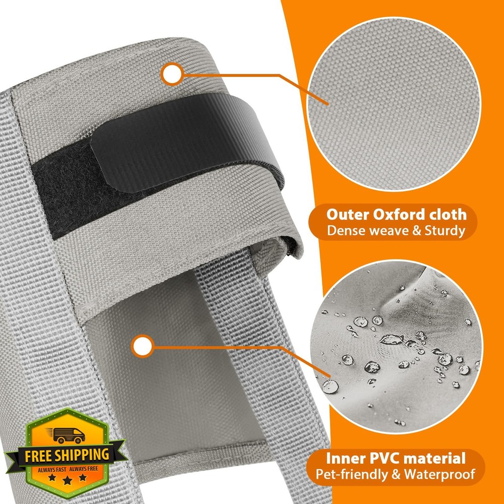 Mayerzon Dog Muzzle Grey S Small Medium Large Soft Adjustable