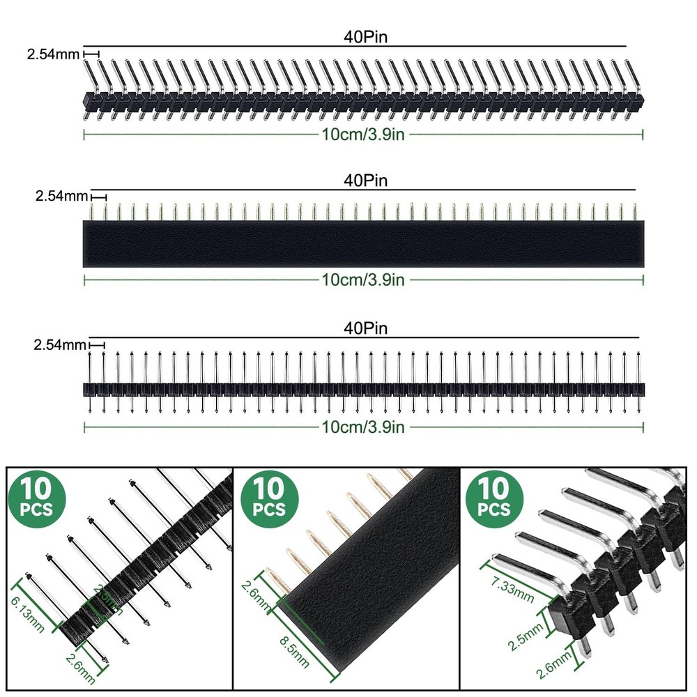 Versatile 104pcs PCB Board Kit for Electronic Prototyping with Header Connectors