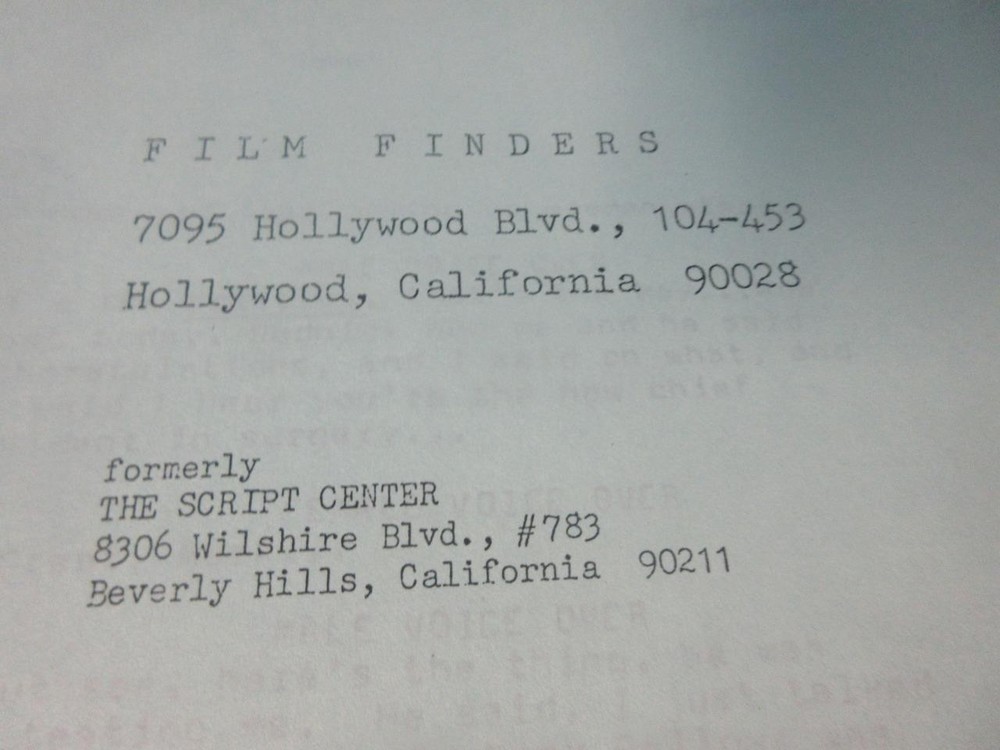 COMA MICHAEL CRICHTON 1977 SCREENPLAY SCRIPT BASED ON THE NOVEL BY ROBIN COOK