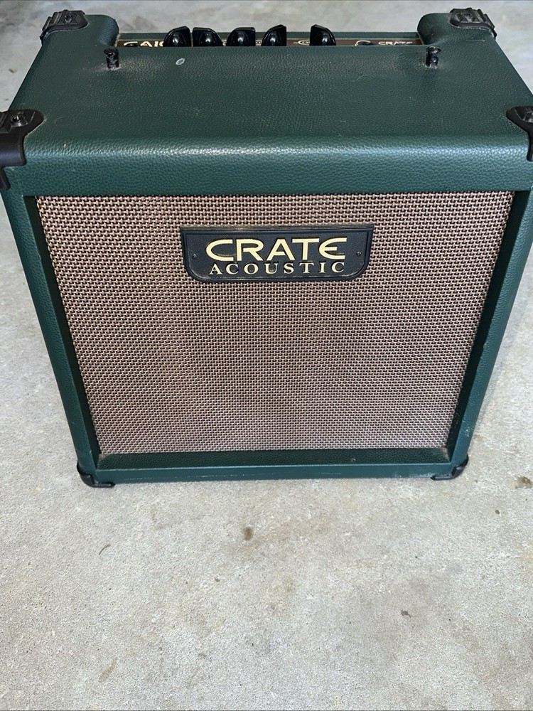 Crate Acoustic CA10 Amplifier Green *TESTED* NO HANDLE *EUC*