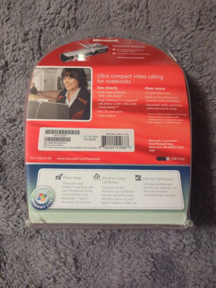 Microsoft WTB00001 Web Cam