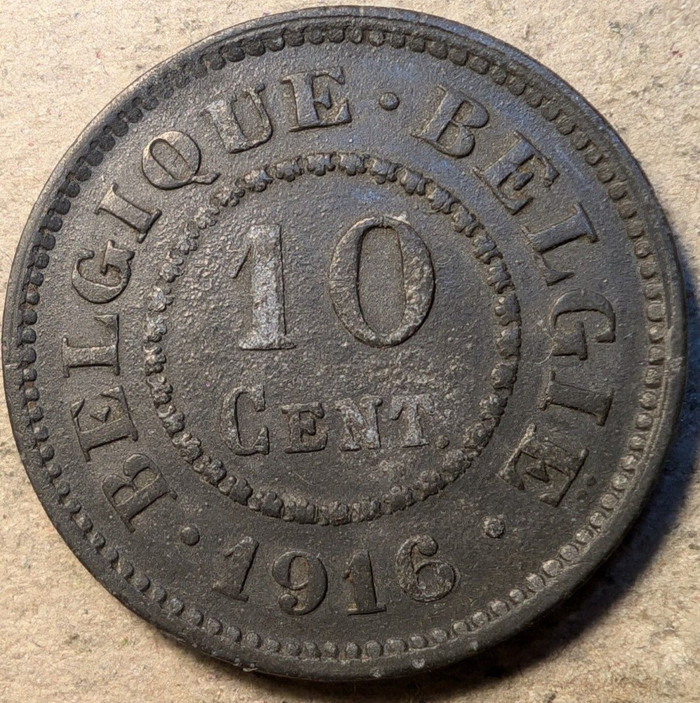 Belgium 10 centimes 1916