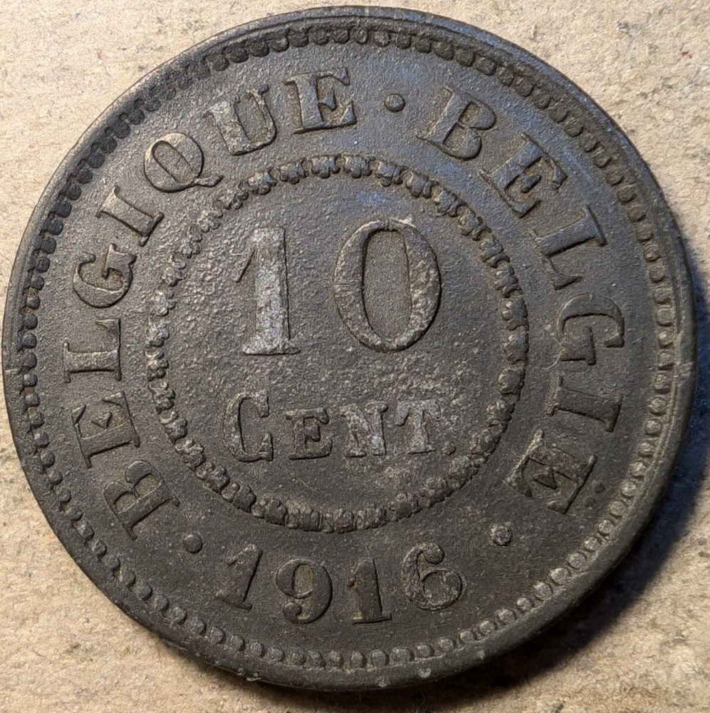 Belgium 10 centimes 1916