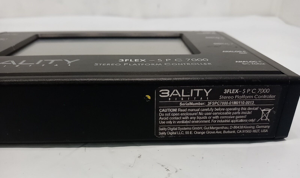 3ALITY DIGITAL 3FLEX SPC-7000 Stereo Platform Controller Same As Pictures